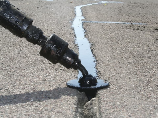 ماستیک قیری گرم اجرا